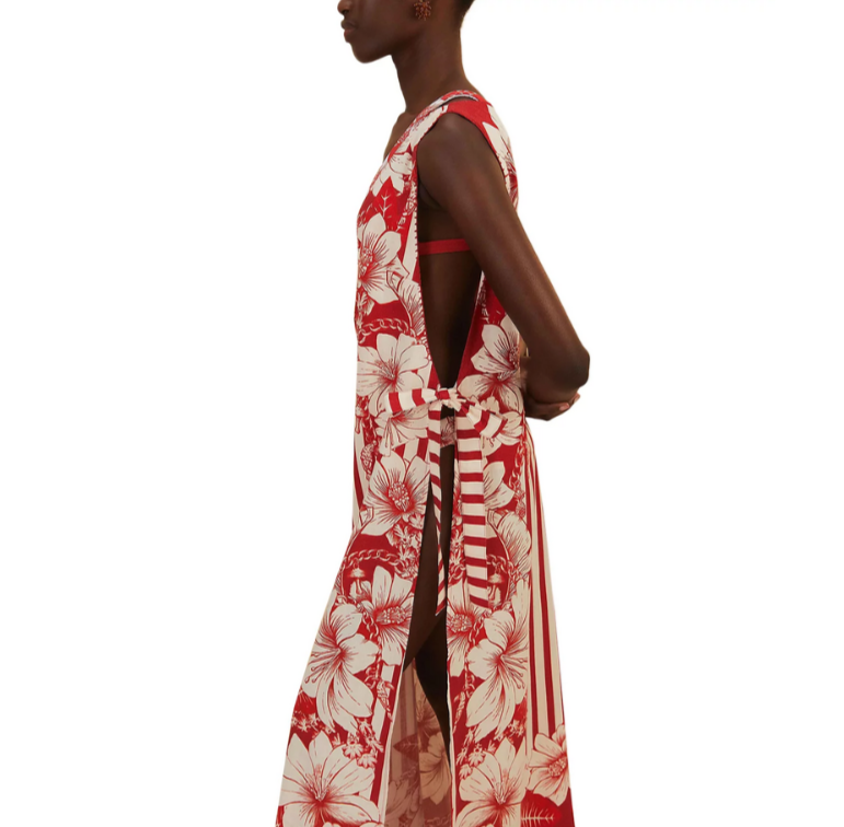 FARM Rio Floral Chains Cover-Up Dress MSRP $230