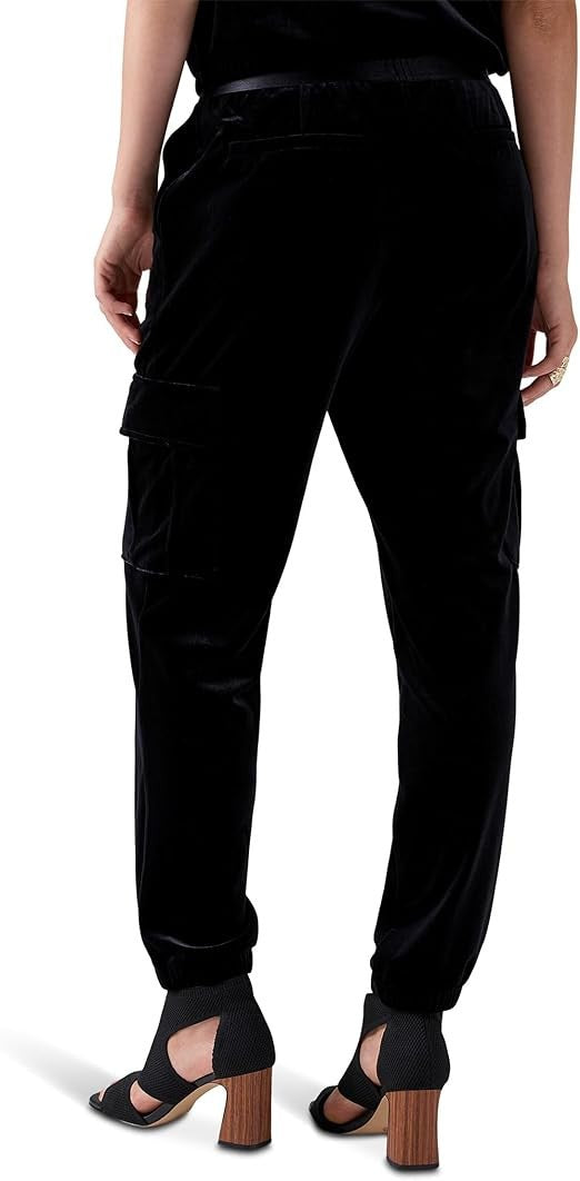 Sanctuary The Fixer Velvet Cargo Joggers MSRP $99