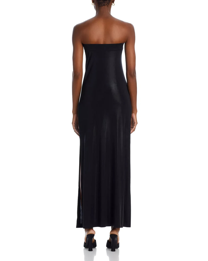 Norma Kamali Strapless Side Slit Gown MSRP $290