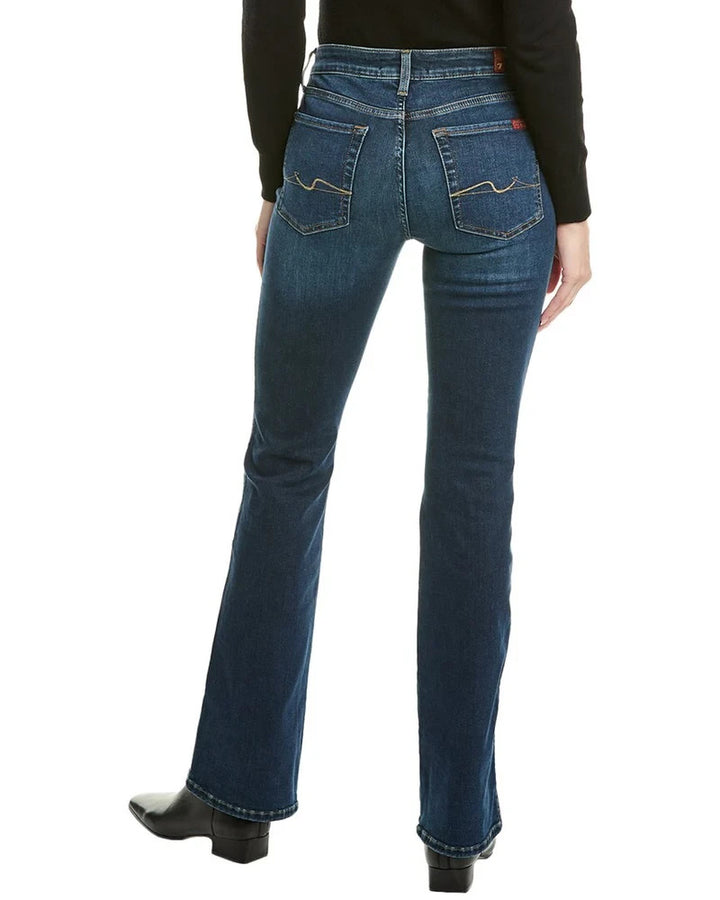 7 For All Mankind Women's Kimmie Mid-Rise Bootcut Jeans MSRP $168