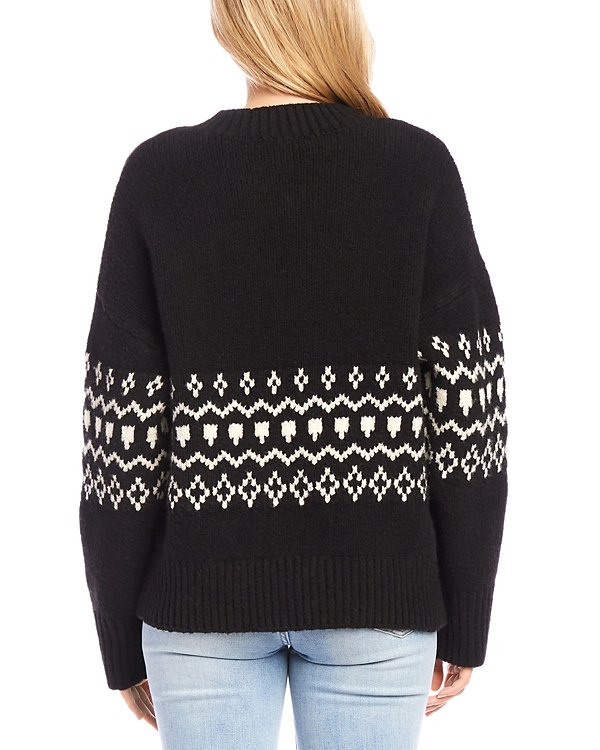 Karen Kane Jacquard Sweater Cardigan MSRP $158