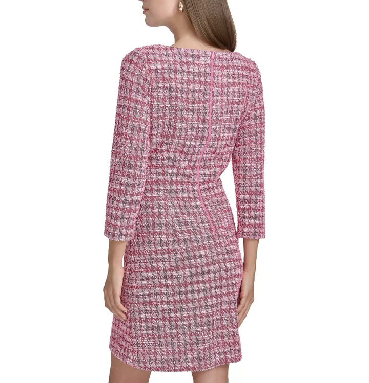 Halston Women's Tweed Shift Dress MSRP $149