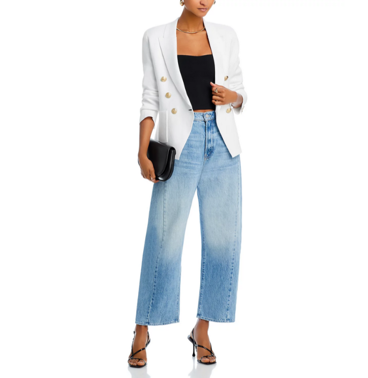 L'AGENCE Enzie Knit Blazer MSRP $495