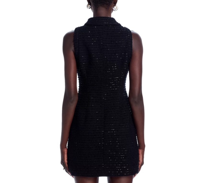 TOCCIN Sophia Button Front Tailored Dress MSRP $545