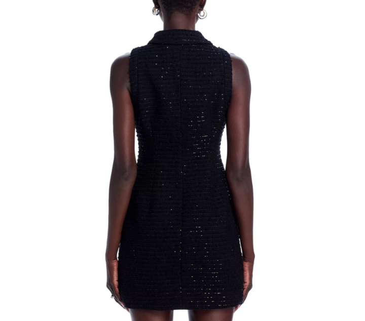 TOCCIN Sophia Button Front Tailored Dress MSRP $545