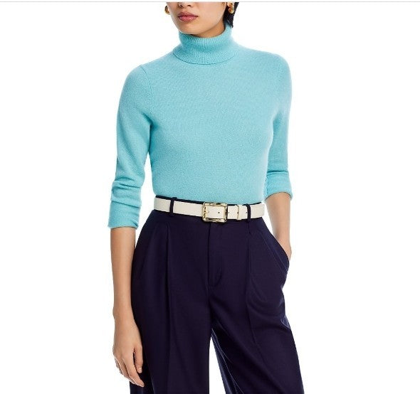 C by Bloomingdale's Cashmere Turtleneck Sweater MSRP $178