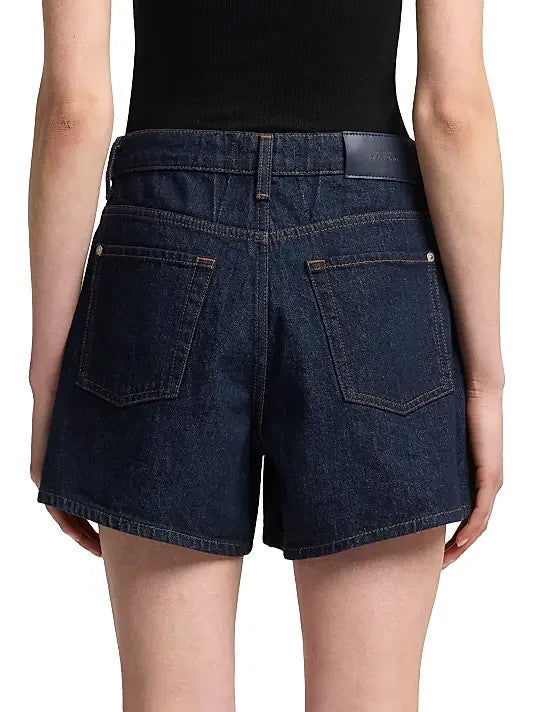 7 For All Mankind Kori Denim A-Line Shorts MSRP $158