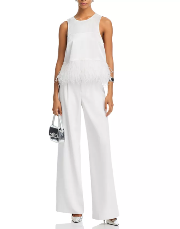 Cinq à Sept Charisse Satin Top MSRP $425