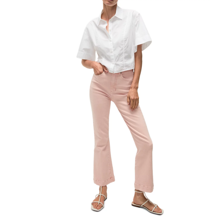 Veronica Beard Carson High Rise Ankle Flare Jeans MSRP $298