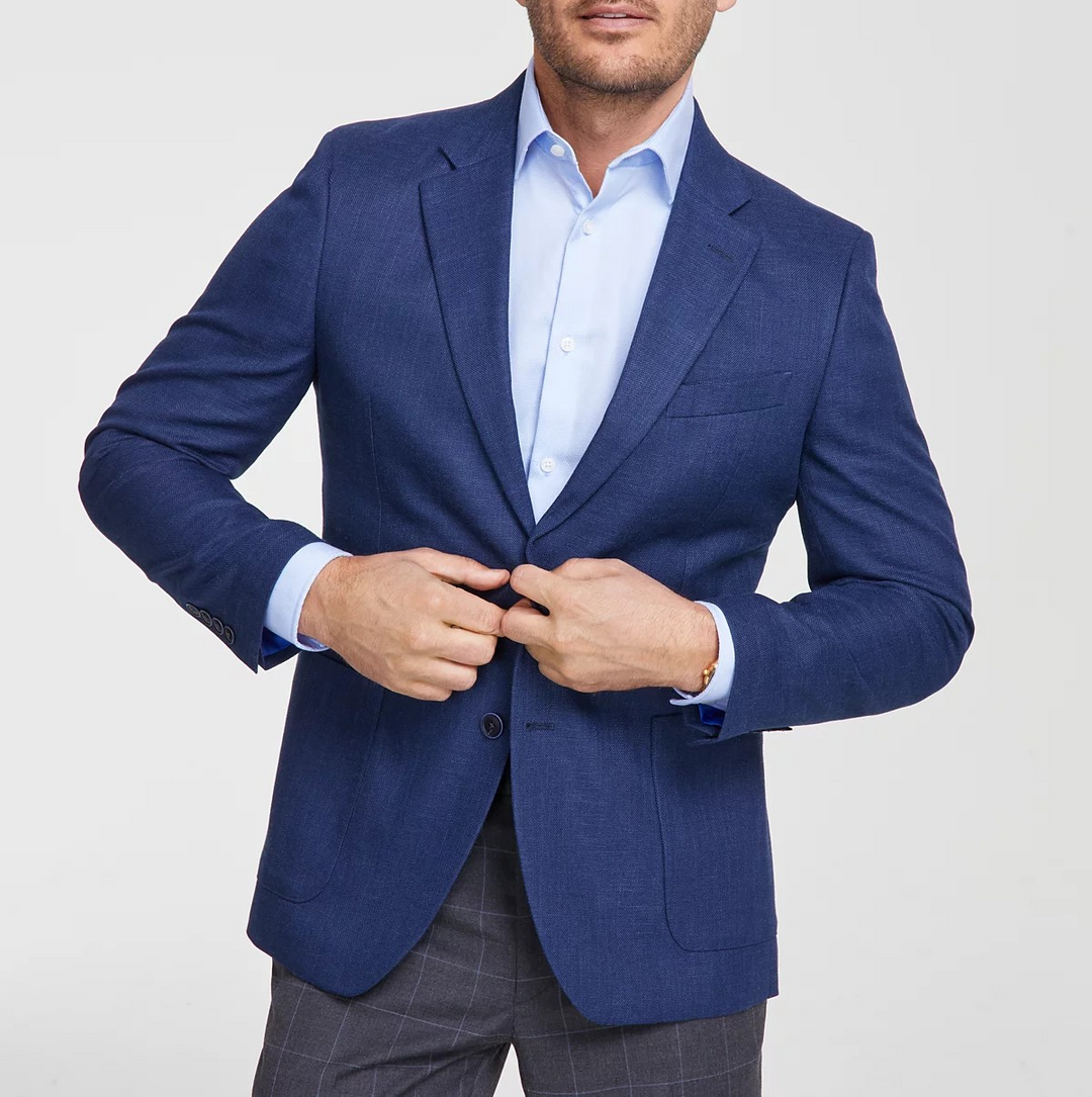 Nautica Men Modern-Fit Active Stretch Structure Weave Sport Coat MSRP $ 295