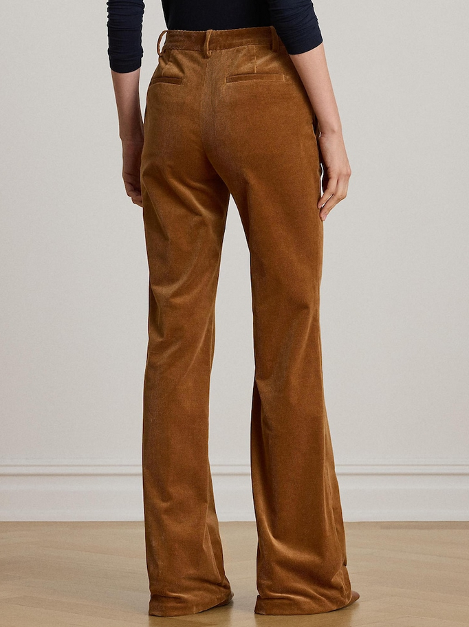 Lauren Ralph Lauren High Rise Corduroy Flare Pants MSRP $165