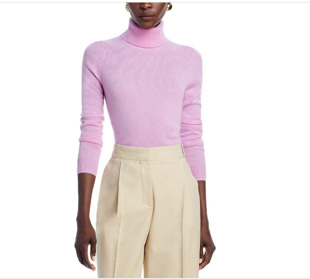 C by Bloomingdale's Cashmere Turtleneck Sweater MSRP $178