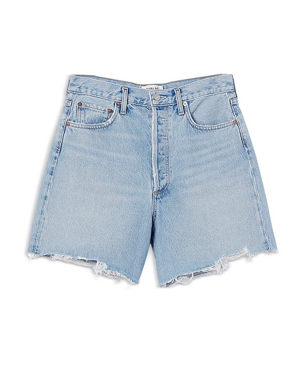 AGOLDE Stella High Rise Baggy Denim Shorts MSRP $158