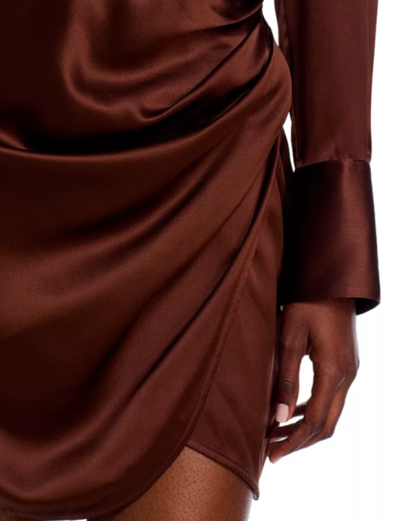 PAIGE Nyla Silk Dress MSRP $429