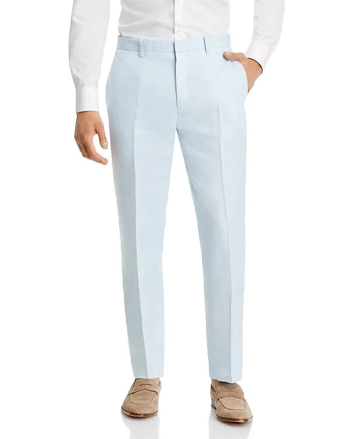 Theory Mayer Linen Slim Fit Suit Pants MSRP $245