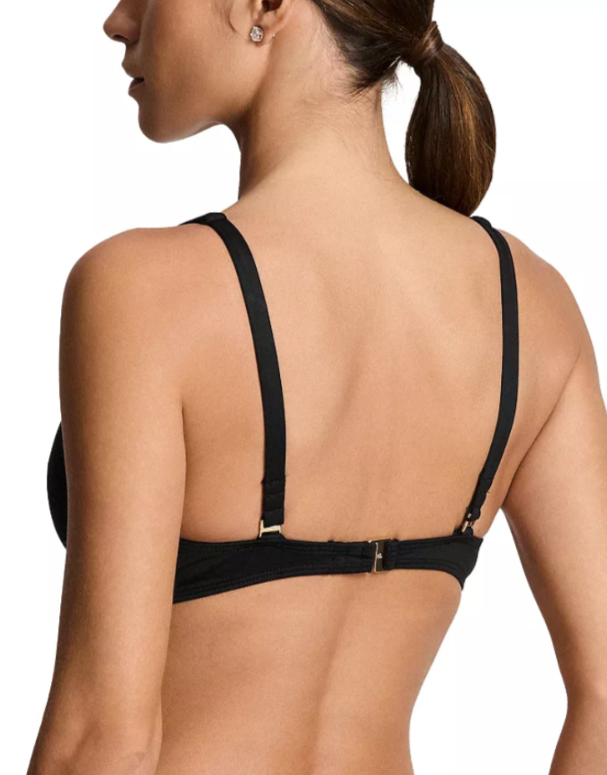 Lauren Ralph Lauren Ring Over The Shoulder Bikini Top MSRP $90
