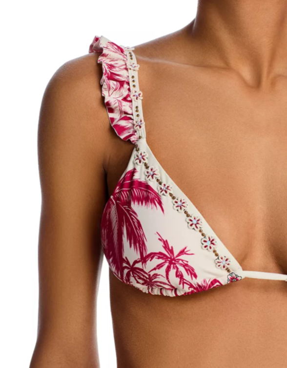 Agua Bendita Agata Palms Bikini Top MSRP $164