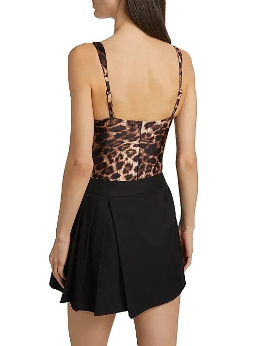 Good American Sweetheart Satin Bodysuit MSRP $109