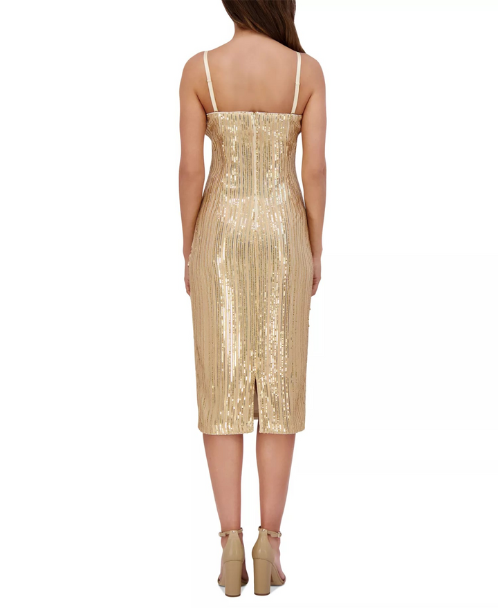 Siena Women's Sequined Midi Dress MSRP $138