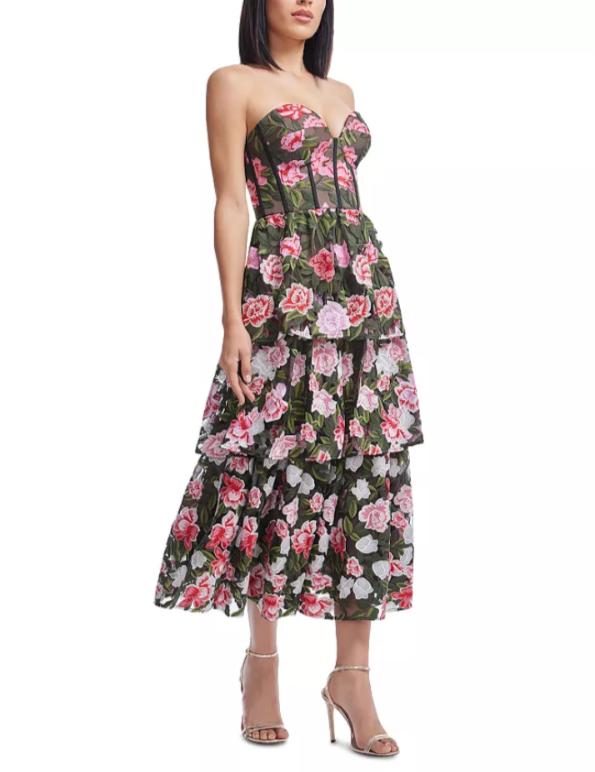 Dress the Population Teigan Bustier Dress MSRP $388
