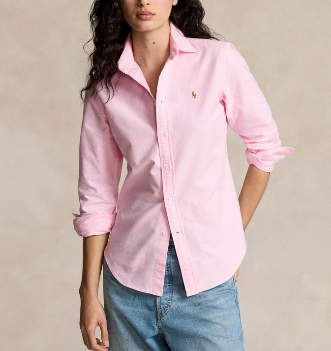 Polo Ralph Lauren Slim Fit Long-Sleeve Oxford Shirt MSRP $128