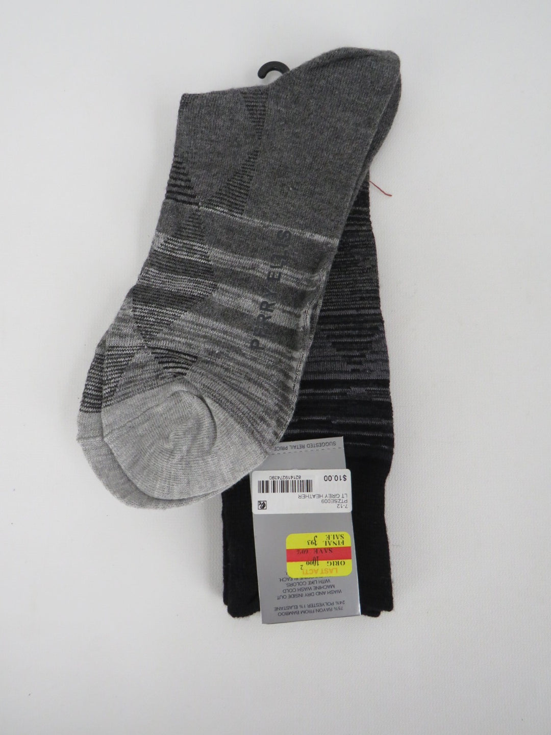 Perry Ellis Portfolio Rayon Dress Sock Single Pack MSRP $10