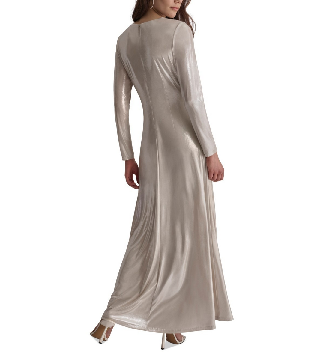 Dkny Ruched Cutout Gown MSRP $249