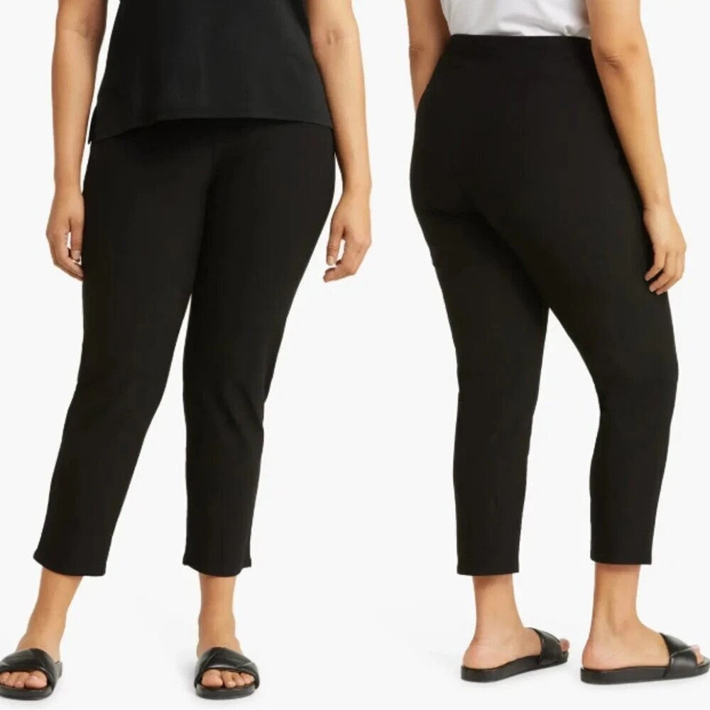 Eileen Fisher High Rise Slim Fit Ankle Pants MSRP $158