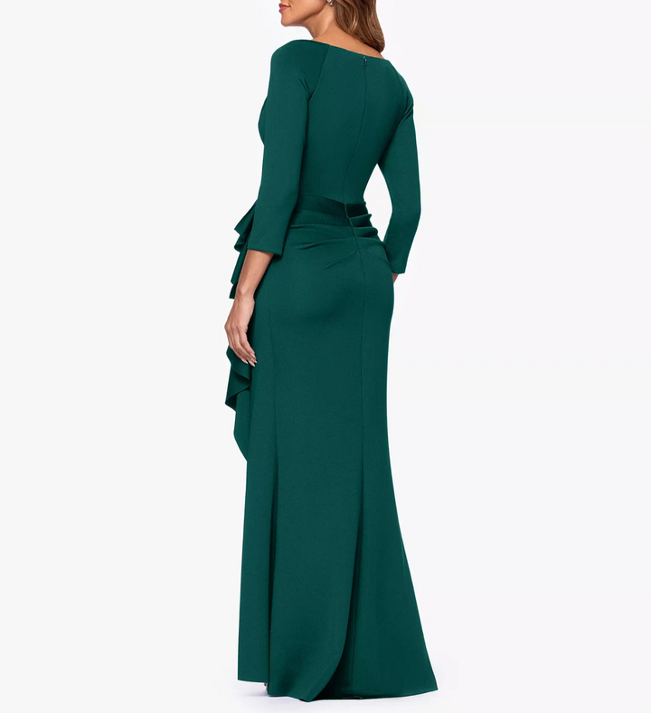 Xscape Pleated Ruffled Gown MSRP $249