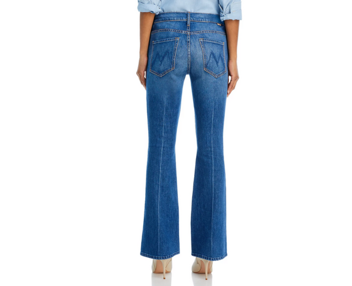 MOTHER The Weekender Mid Rise Flared Jeans MSRP $258