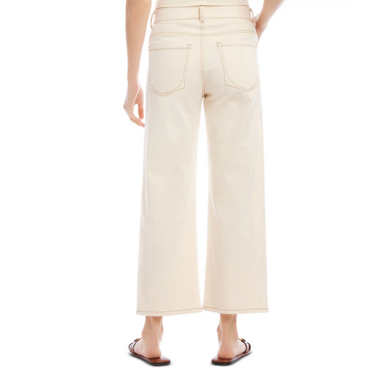 Karen Kane Cropped Wide Leg Jeans MSRP $138
