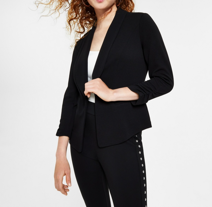 Bar III Petite 3/4-Sleeve Shawl-Collar Blazer MSRP $49.50