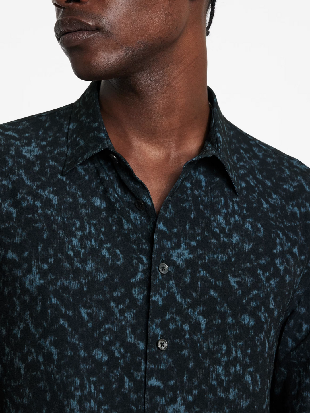 John Varvatos Tara Regular Fit Print Shirt MSRP $348