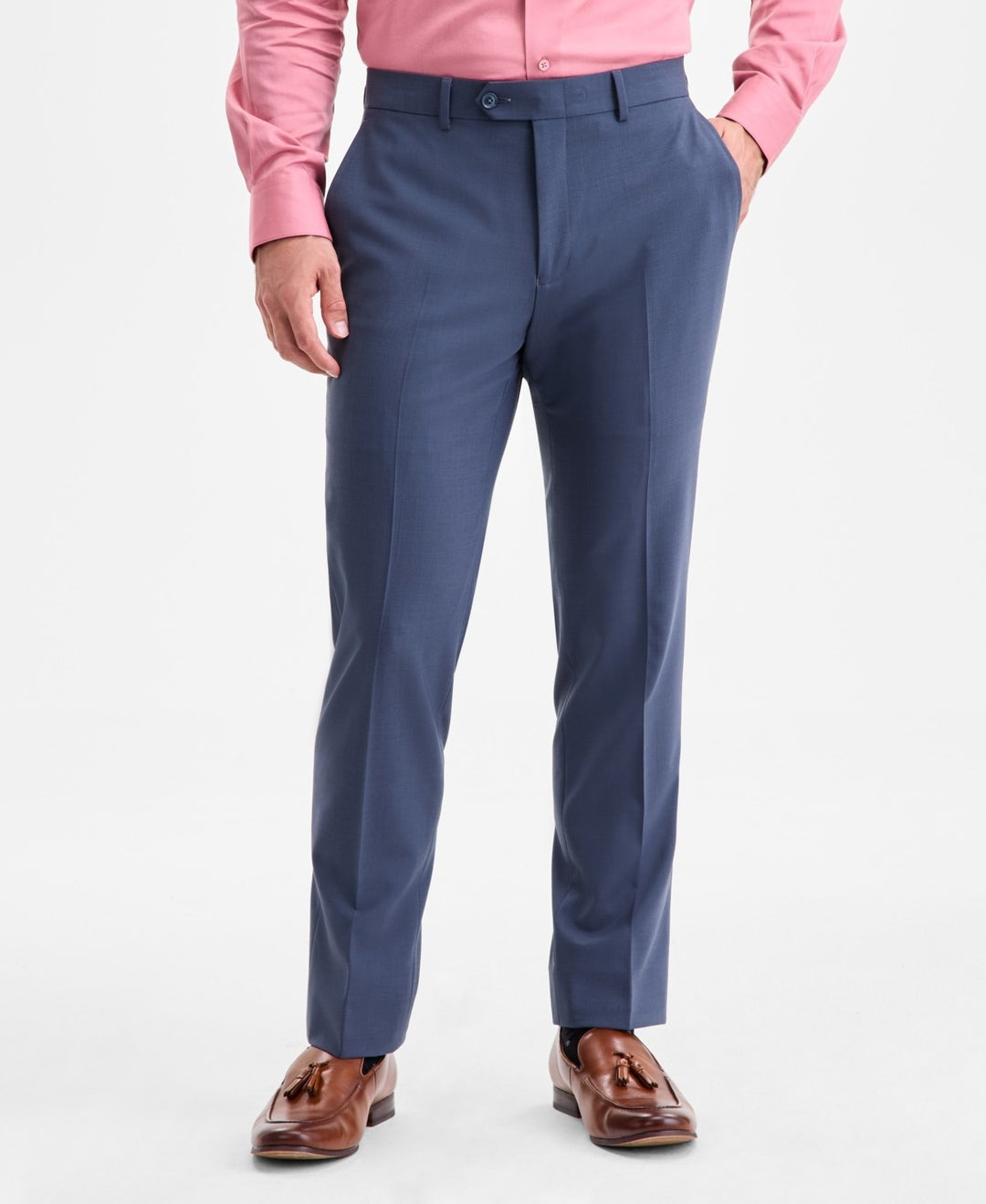 Bar Iii Men's Slim-Fit Solid Wool-Blend Pants MSRP $175