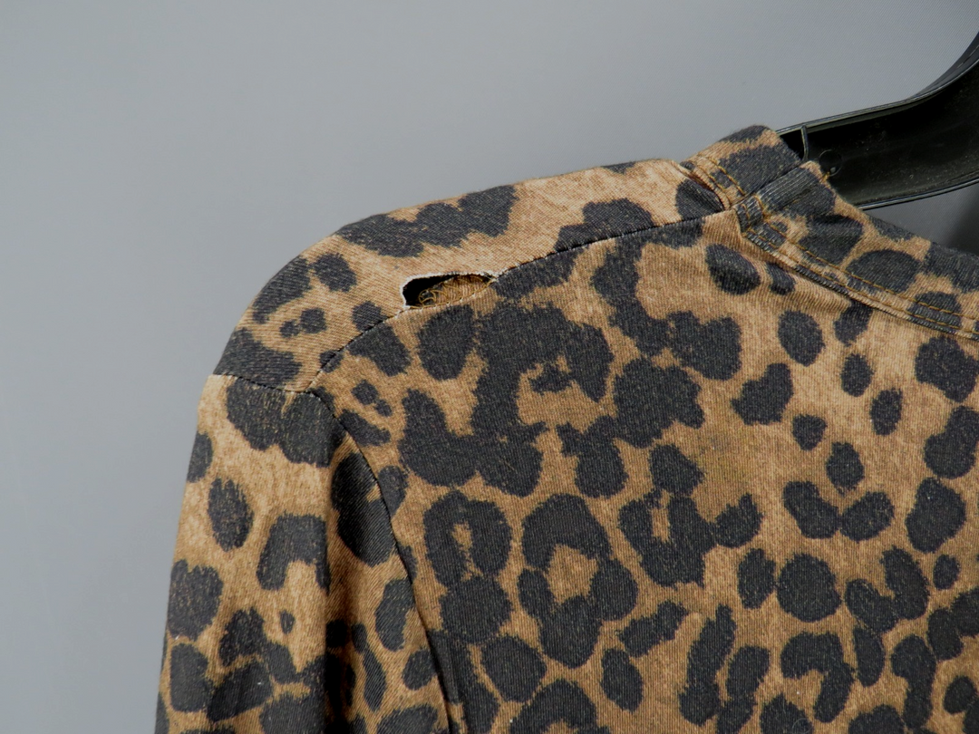 rag & bone Luca Printed Long Sleeve Tee MSRP $198