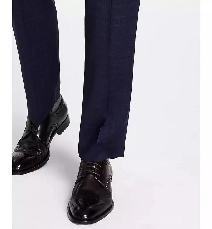 Michael Kors Men's Classic-Fit Stretch Wool-Blend Suit Pants MSRP $190