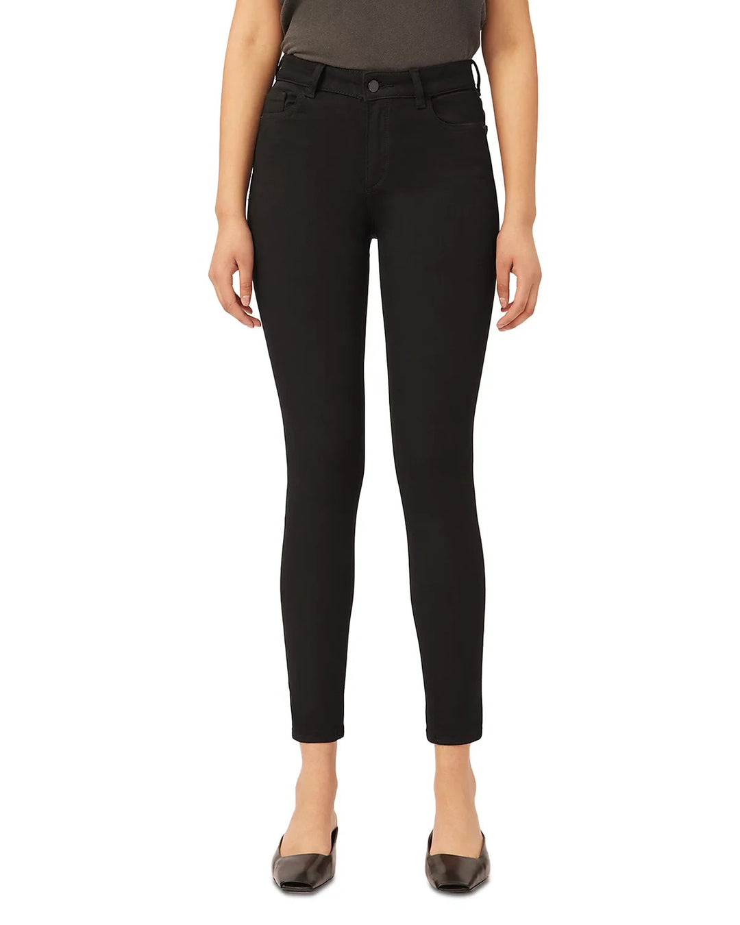 DL1961 Florence Instasculpt Mid Rise Cropped Skinny Jeans MSRP $178