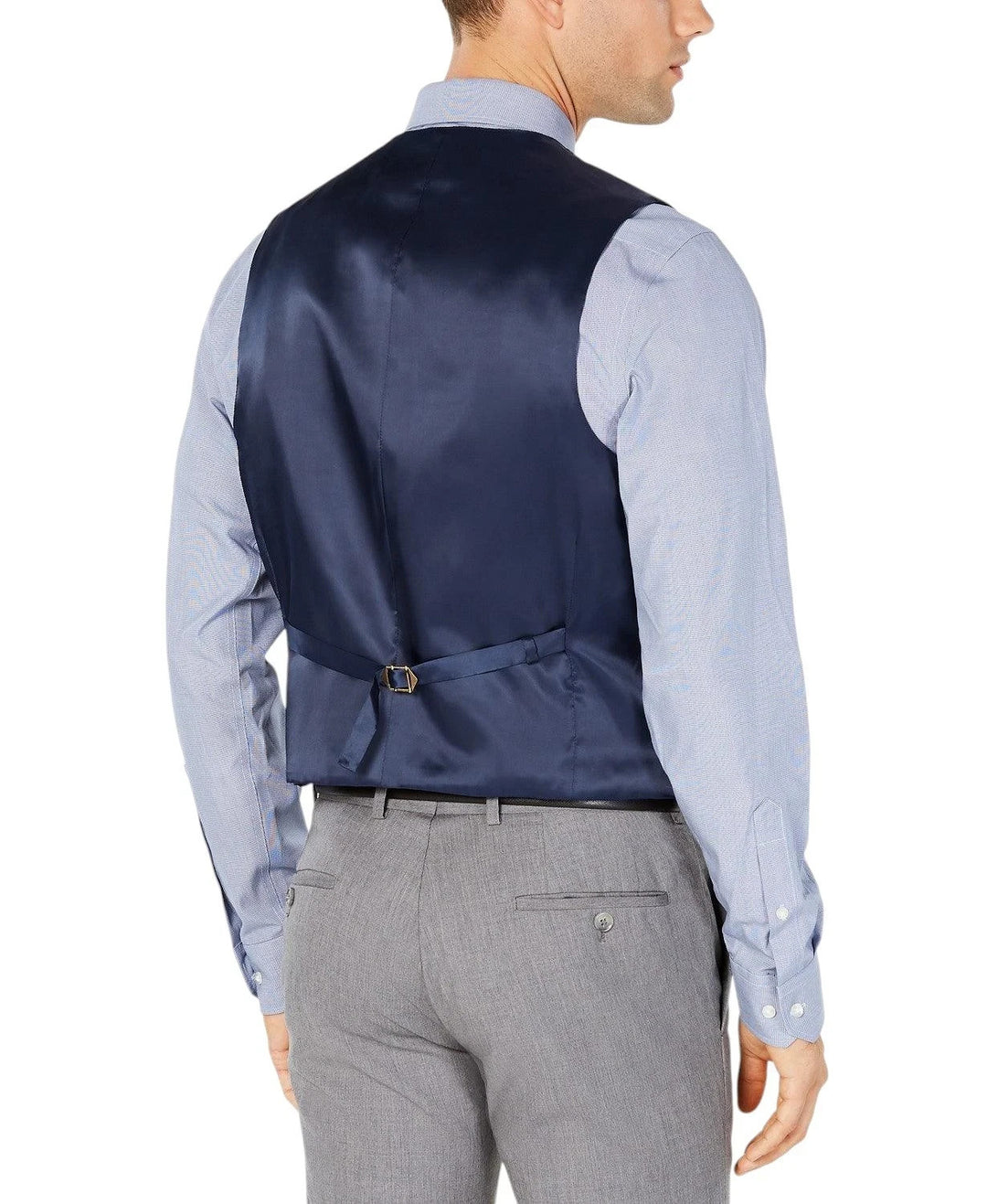 Calvin Klein Men's Slim-Fit Wool Infinite Stretch Suit Vest MSRP $125