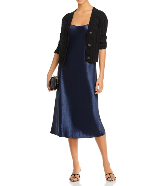 Vince Satin Slip Dress MSRP $295