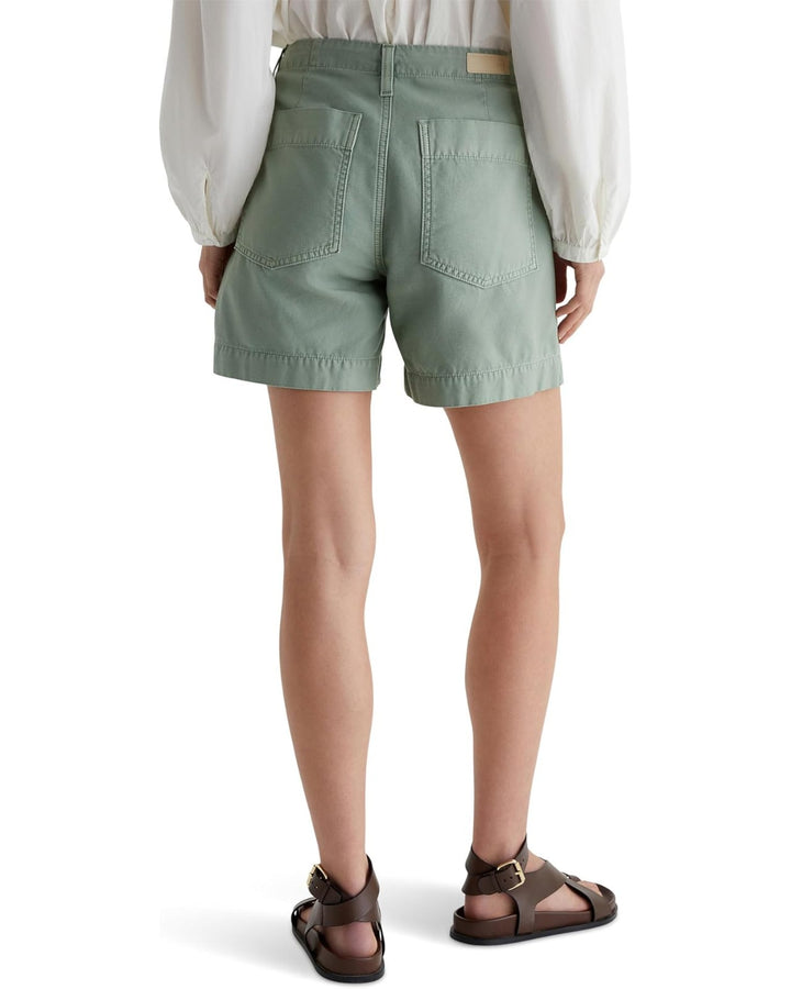 AG Jeans Rosa Mid Rise Utility Shorts MSRP $178