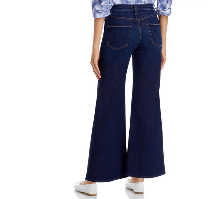 MOTHER The Tomcat Roller High Rise Wide Leg Jeans MSRP $258