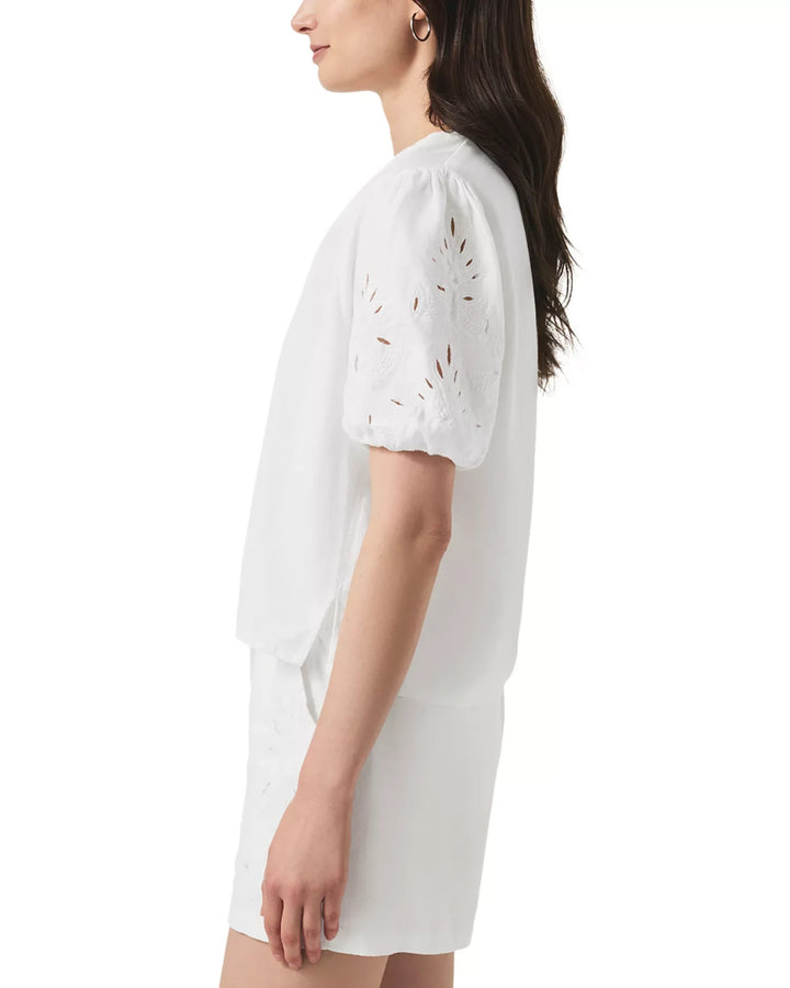 Splendid Cayden Embroidered Blouse MSRP $138