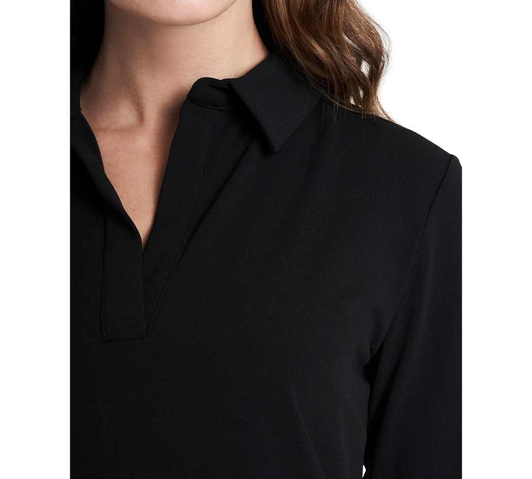 MSK Petite Grommet Pocket 3/4-Sleeve Shift Dress MSRP $69