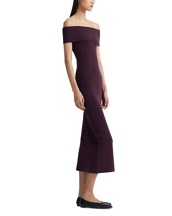 Altuzarra Marceau Off-the-Shoulder Midi Dress MSRP $995