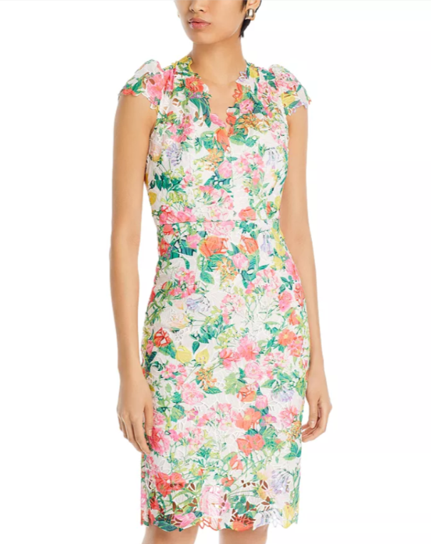 Eliza J Guipure Lace Dress MSRP $198