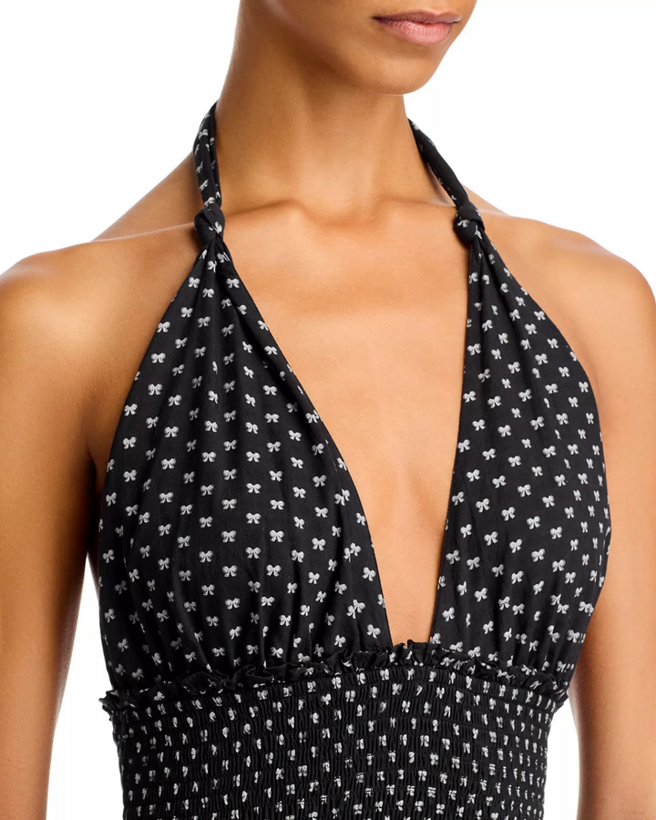 LoveShackFancy Deanna Halter Dress MSRP $325