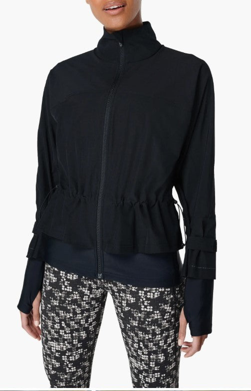 Sweaty Betty Fast Lane Peplum Running Jacket MSRP $168