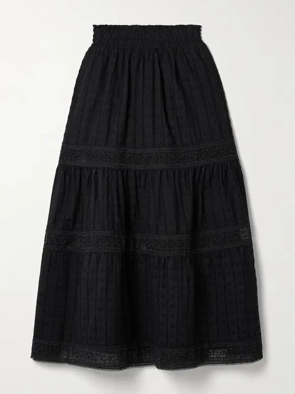 Waimari Angela Tiered Maxi Skirt MSRP $325