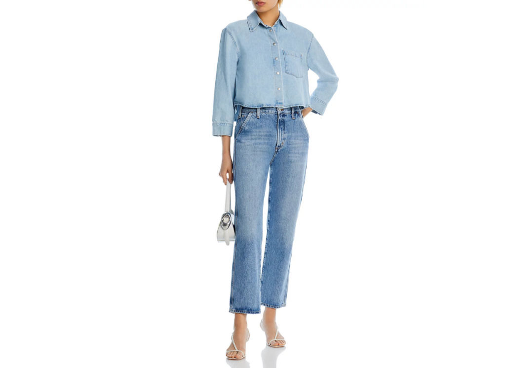 AGOLDE Dagmar Cotton Shirt MSRP $238