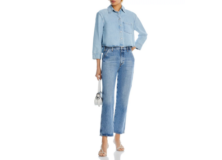 AGOLDE Dagmar Cotton Shirt MSRP $238